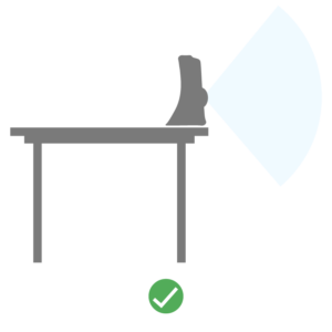 Node good position on table